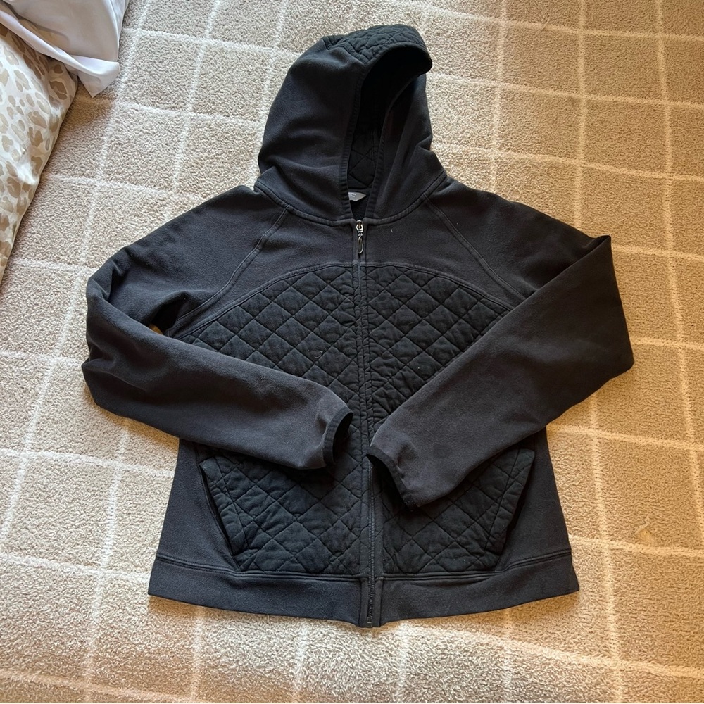 The north face women's quilted zip up hoodie